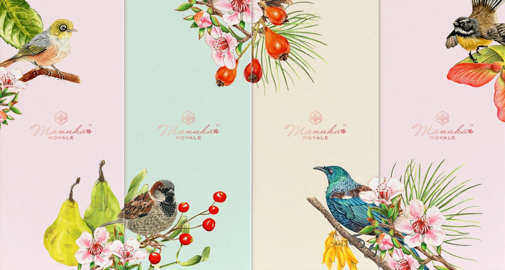 Manuka Royale Brand Design - Nature-Inspired Visuals Manuka Royale Brand Design - Nature-Inspired Visuals