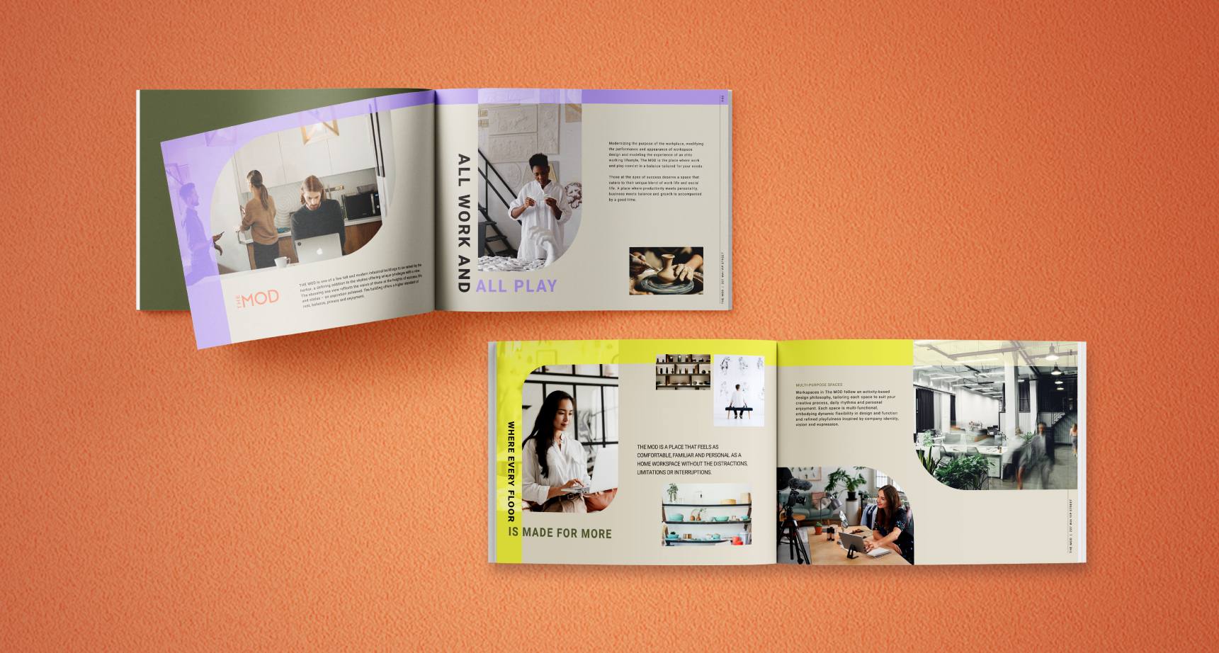 The MOD Property Brochure Featuring Brand Identity