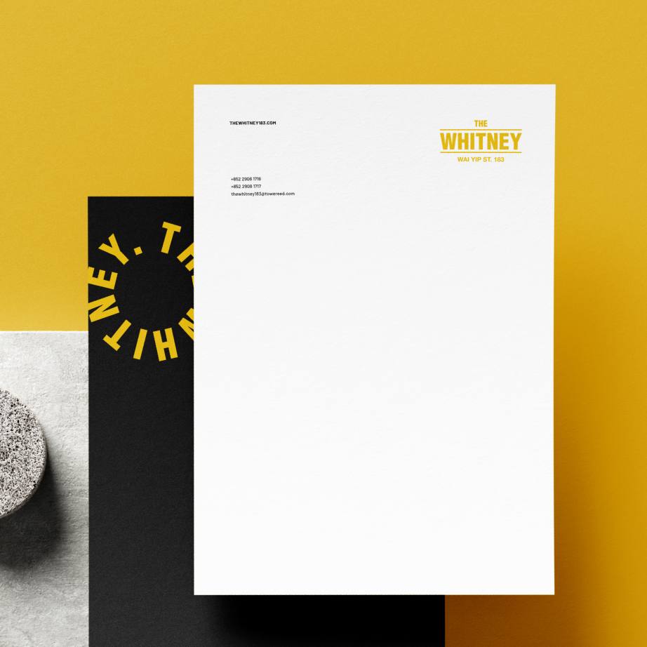 The Whitney Brand Materials Including Stationery The Whitney Brand Materials Including Stationery